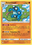 Seismitoad 117  - Reverse Holofoil SM  Cosmic Eclipse - Rare
