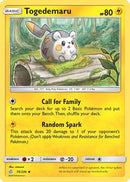 Togedemaru 073/236  - Reverse Holofoil SM  Cosmic Eclipse - Uncommon