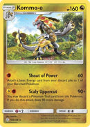 Kommo-o 163  - Reverse Holofoil SM  Cosmic Eclipse - Holo Rare