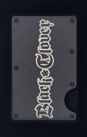 Wallet Metal: Black Clover Logo