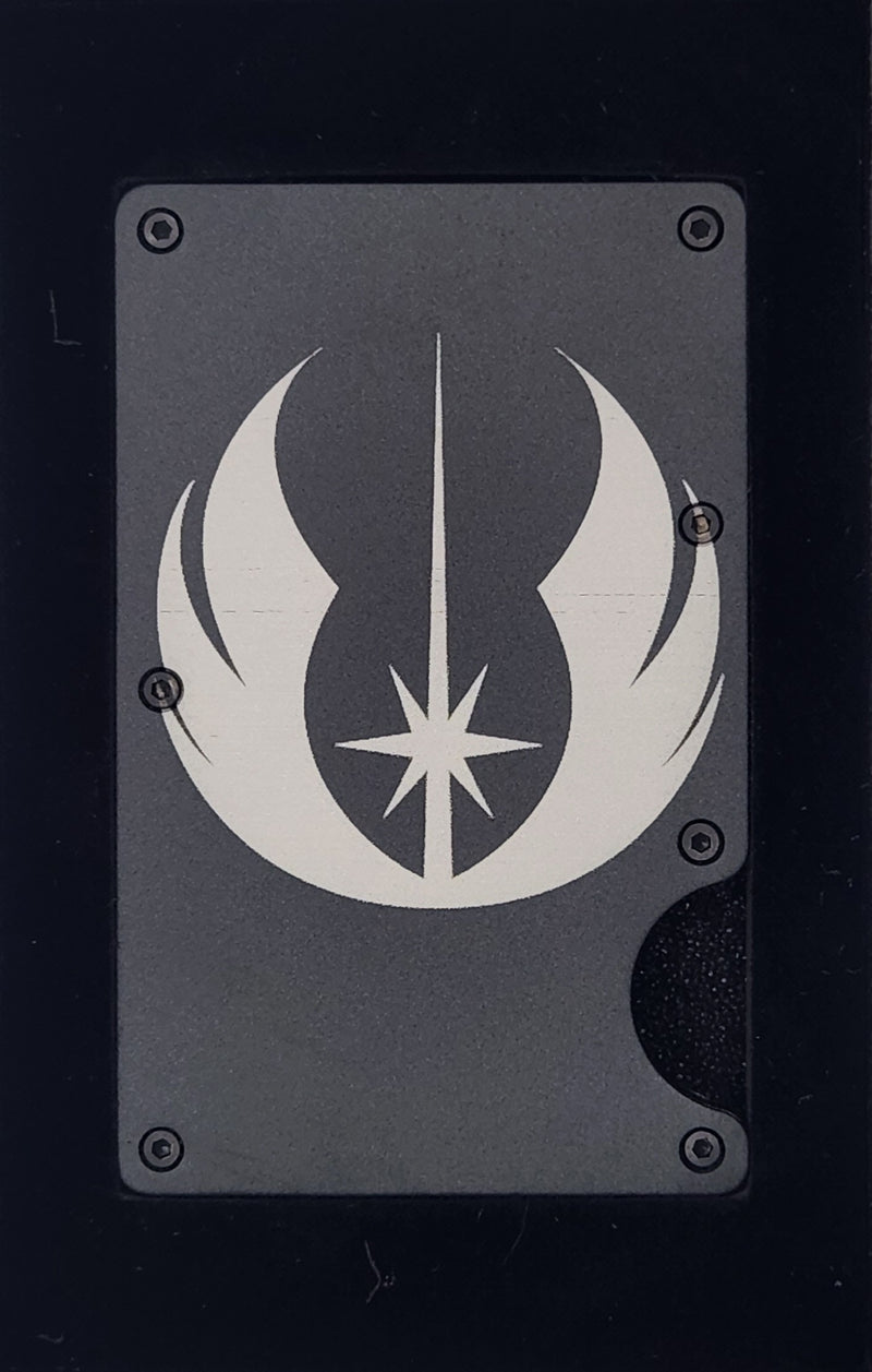 Wallet Metal: Jedi Symbol