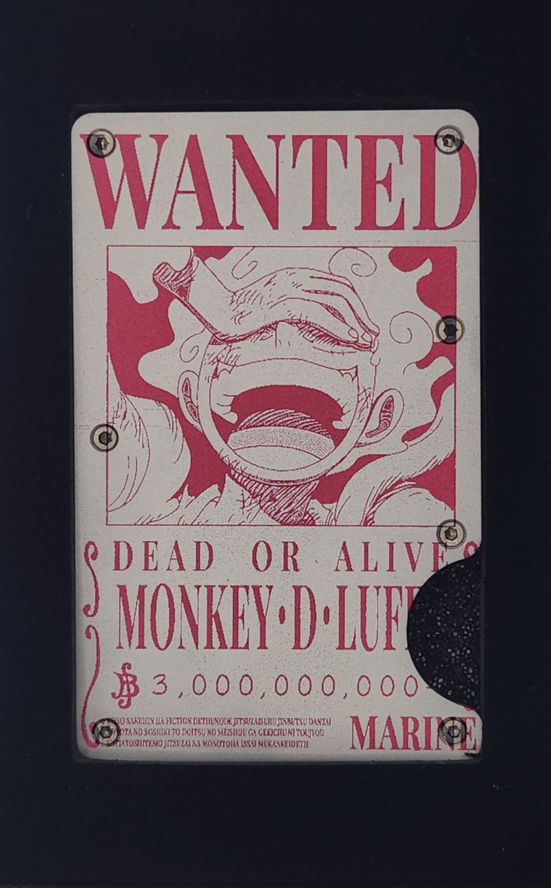 Wallet Metal: Wanted Luffy