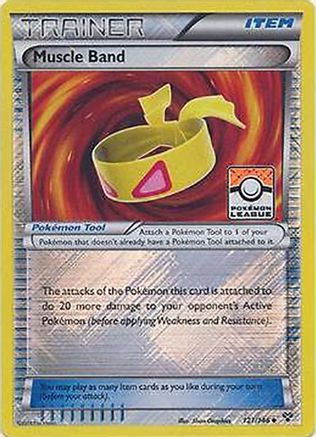 Muscle Band (121/146) (League Promo) [XY: Base Set]