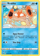 Krabby (042) (042) 042  - Reverse Holofoil SWSH01 Sword & Shield Base Set - Common