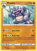 Rhydon 098  SWSH01 Sword & Shield Base Set - Uncommon