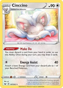 Cinccino 147  - Reverse Holofoil SWSH01 Sword & Shield Base Set - Rare