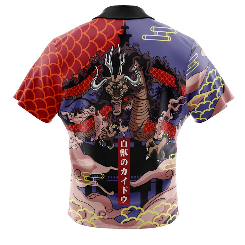 Hawaiian Shirt: Anime: One Piece: Kaido Patern Dragon: S