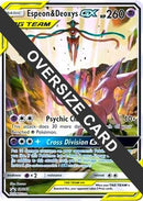 Espeon & Deoxys GX Oversized - SM240 (SM Black Star Promo)  - Holofoil Jumbo Cards - Promo