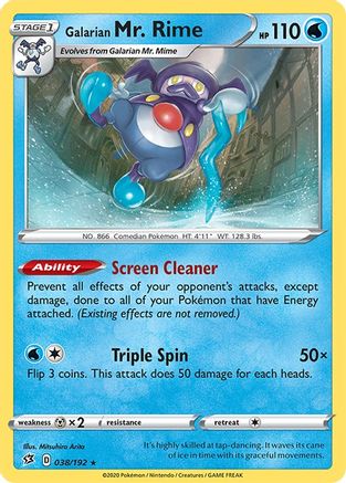 Galarian Mr. Rime (038/192) [Sword & Shield: Rebel Clash]