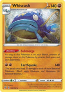 Whiscash 100  - Reverse Holofoil SWSH02 Rebel Clash - Rare