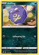 Koffing 112  - Reverse Holofoil SWSH02 Rebel Clash - Common