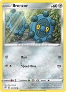 Bronzor 129  - Reverse Holofoil SWSH02 Rebel Clash - Common
