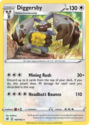 Diggersby  - Reverse Holofoil SWSH02 Rebel Clash - Rare