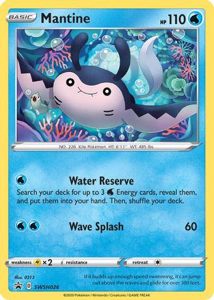 Mantine (SWSH026) [Sword & Shield: Black Star Promos]