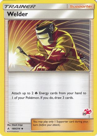 Welder (189/214) (Charizard Stamp