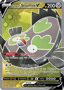 Galarian Stunfisk V (Full Art) 184  - Holofoil SWSH03 Darkness Ablaze - Ultra Rare