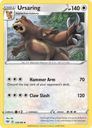 Ursaring 139  - Reverse Holofoil SWSH03 Darkness Ablaze - Uncommon