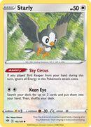 Starly 145  - Reverse Holofoil SWSH03 Darkness Ablaze - Common