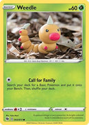 Weedle 002  - Reverse Holofoil Champions Path - Common