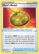 Hero's Medal 152  - Reverse Holofoil SWSH04 Vivid Voltage - Uncommon