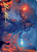Aegar, the Freezing Flame (Gold-Stamped Signature) [Kaldheim Art Series]