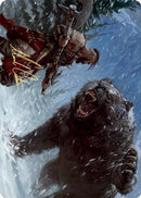 Blizzard Brawl Art Card (Gold-Stamped Signature) [Kaldheim Art Series]