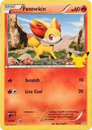 Fennekin 014/25  - Holofoil McDonalds 25th Anniversary Promos - Promo