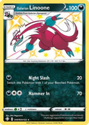 Galarian Linoone SV079  - Holofoil Shining Fates Shiny Vault - Shiny Holo Rare