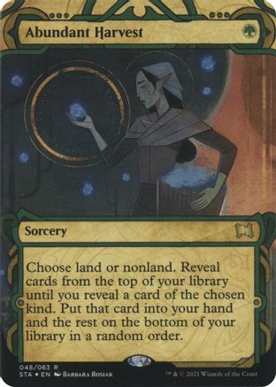 Abundant Harvest (Foil Etched) [Strixhaven: Mystical Archive]