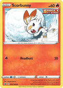 Scorbunny 026  SWSH06 Chilling Reign - Common