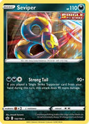 Seviper 102  - Reverse Holofoil SWSH06 Chilling Reign - Rare