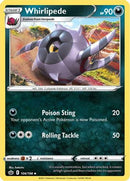 Whirlipede 106  - Reverse Holofoil SWSH06 Chilling Reign - Uncommon