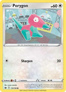 Porygon 116  SWSH06 Chilling Reign - Common