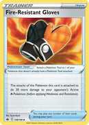 Fire-Resistant Gloves 138  - Reverse Holofoil SWSH06 Chilling Reign - Uncommon