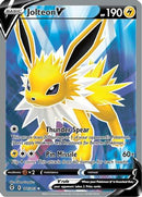 Jolteon V (Full Art) 177  - Holofoil SWSH07 Evolving Skies - Ultra Rare