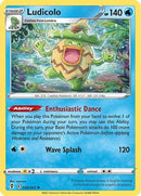 Ludicolo 034  - Reverse Holofoil SWSH07 Evolving Skies - Holo Rare
