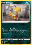 Scraggy 098  - Reverse Holofoil SWSH07 Evolving Skies - Common
