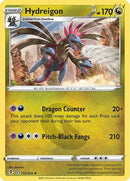 Hydreigon 115  - Holofoil SWSH07 Evolving Skies - Holo Rare