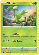Virizion 015  - Reverse Holofoil SWSH08 Fusion Strike - Rare