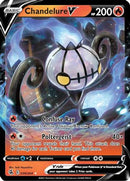 Chandelure V 039  - Holofoil SWSH08 Fusion Strike - Ultra Rare