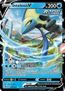 Inteleon V 078  - Holofoil SWSH08 Fusion Strike - Ultra Rare