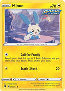 Minun 090  - Reverse Holofoil SWSH08 Fusion Strike - Common