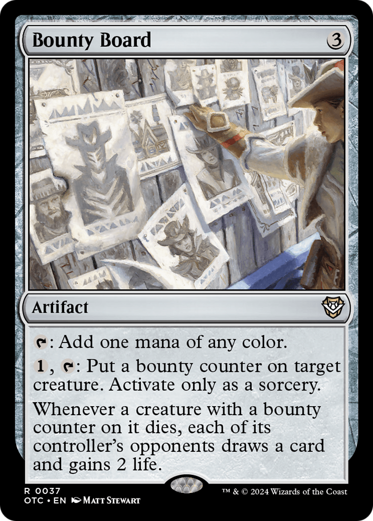 Bounty Board [Outlaws of Thunder Junction Commander]