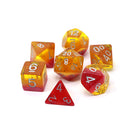 Die Hard Dice 7 Die RPG Dice Set: Passion Fruit