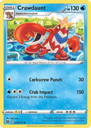 Crawdaunt 033  - Reverse Holofoil SWSH09 Brilliant Stars - Uncommon