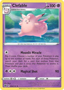 Clefable 054  - Reverse Holofoil SWSH09 Brilliant Stars - Rare