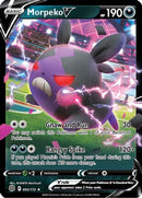 Morpeko V 095  - Holofoil SWSH09 Brilliant Stars - Ultra Rare