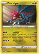 Druddigon 113  - Reverse Holofoil SWSH09 Brilliant Stars - Rare