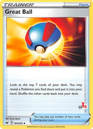 Great Ball (164/202) (Cinderace Stamp