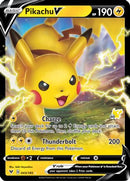 Pikachu V (043/185) (Pikachu Stamp